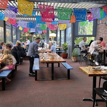Playa - Backyard patio at Playa - Mexican Near Me - Mill Valley, California