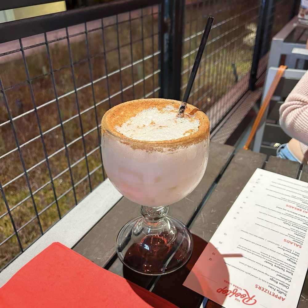 The Rooftop - Horchata margarita - Sports Bars Near Me - Yorba Linda, California The Rooftop - Horchata margarita - Sports Bars Near Me - Yorba Linda, California