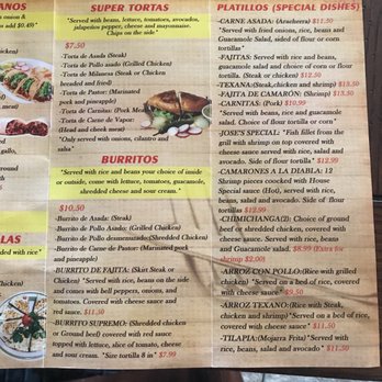 Salsas - a menu for a mexican restaurant - Mexican Near Me - Cartersville, Georgia