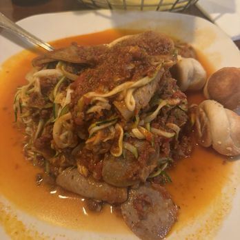 Slice Italia - Zucchini noddles - Italian Near Me - Rancho Mirage, California