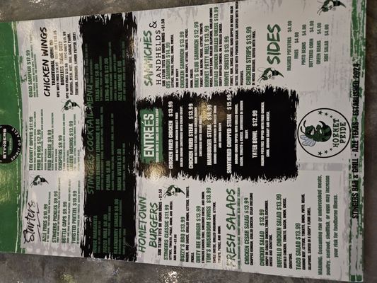 Menu photo 1 Stingers Bar & Grill Azle, TX