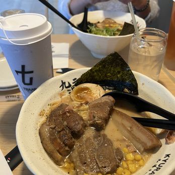 Kyuramen - Ramen #2 with taro smoothie drink - Ramen Near Me - Shenandoah, Texas Kyuramen - Ramen #2 with taro smoothie drink - Ramen Near Me - Shenandoah, Texas
