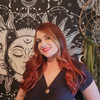 Dolce Salon - Reds and blonde highlight - Hair Salons Near Me - Austin, Texas