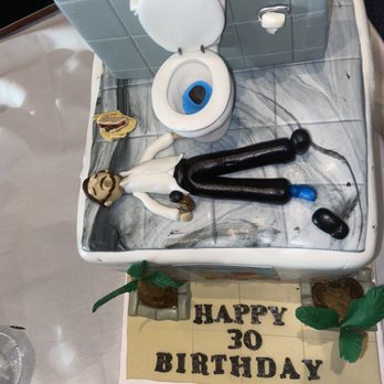 Amazing Cakes and Creations - a birthday cake with a toilet - Bakeries Near Me - Key West, Florida