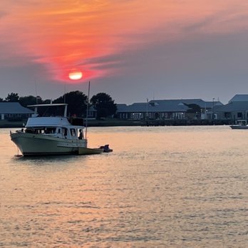 Dock House Restaurant - Not the exact view, but pretty close as it is on Taylor's Creek. - Seafood Near Me - Beaufort, North Carolina