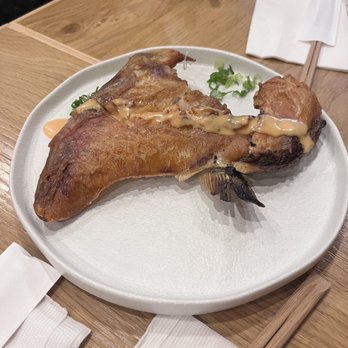 Sushi Cho - Complimentary fish dish (I think flounder?) - Japanese Near Me - Fairfax, Virginia Sushi Cho - Complimentary fish dish (I think flounder?) - Japanese Near Me - Fairfax, Virginia
