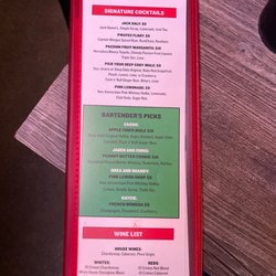 Cross Eyed Cricket - The signature cocktails !  Because why not !