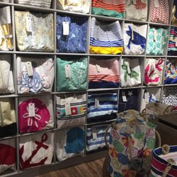 So many beautiful colors and fun prints. I'm eyeing up the tote with signal flags on it.
