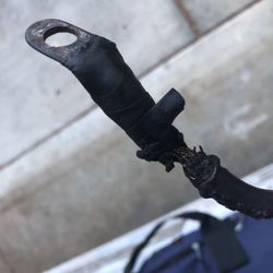 Mac's Batteries - This is a badly damaged starter cable. I had a better-than-factory-original replacement made at Mac's.