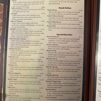 El Rincon Azteca - Menu 7/2021 - Mexican Near Me - Chanute, Kansas