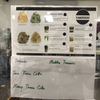 Kamurocho - Menu - Shaved Ice Near Me - Pleasanton, California Kamurocho - Menu - Shaved Ice Near Me - Pleasanton, California
