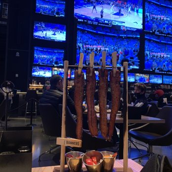 Banners Kitchen & Tap - Clothesline Smoked Bacon - Sports Bars Near Me - Boston, Massachusetts Banners Kitchen & Tap - Clothesline Smoked Bacon - Sports Bars Near Me - Boston, Massachusetts
