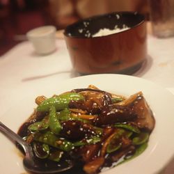 Snow pea and chinese mushroom