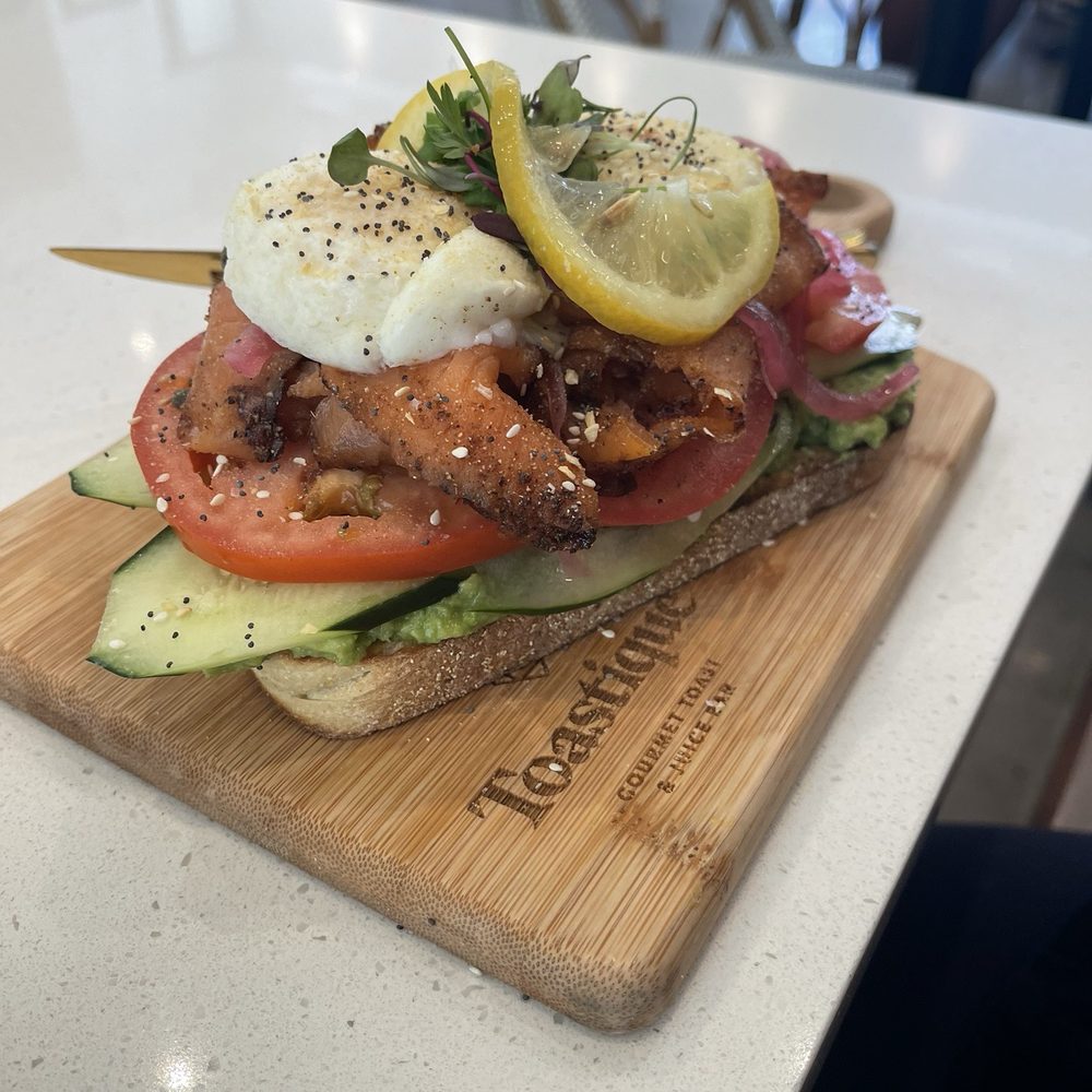 Salmon Pastrami Toast Salmon Pastrami Toast