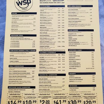 Westshore Pizza - Nov 2020: Menu - Pizza Near Me - Tampa, Florida Westshore Pizza - Nov 2020: Menu - Pizza Near Me - Tampa, Florida