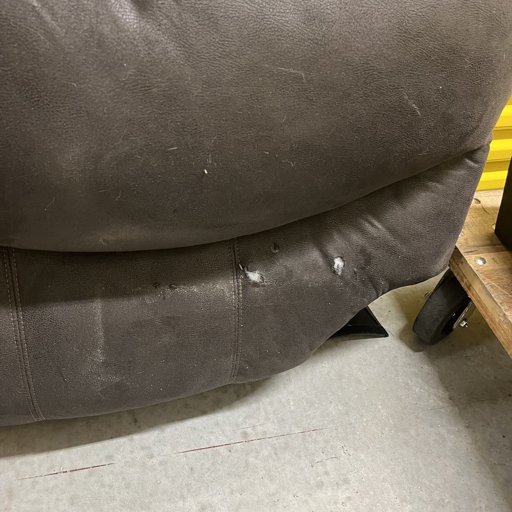 Bee Safe Storage - Front of recliner - Self Storage Near Me - Pflugerville, Texas