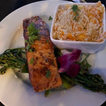 Legacy Resturant & Lounge - Sai's Salmon with Krack N Cheese and Broccolini - Lounges Near Me - Jacksonville, Florida Legacy Resturant & Lounge - Sai's Salmon with Krack N Cheese and Broccolini - Lounges Near Me - Jacksonville, Florida