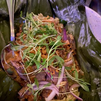 Señor Bear - Short ribs over sticky rice - Latin American Near Me - Denver, Colorado