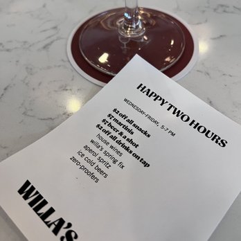 Willa's - Happy hour W--F - New American Near Me - Tampa, Florida Willa's - Happy hour W--F - New American Near Me - Tampa, Florida