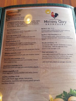 Menu photo 7 Morning Glory Brunchery Mesa, AZ
