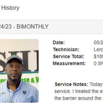 EcoShield Pest Solutions - Leroy was our Service Tech - Pest Control Near Me - Glen Allen, Virginia