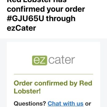 Red Lobster - Order confirmation - Seafood Near Me - Deer Park, New York Red Lobster - Order confirmation - Seafood Near Me - Deer Park, New York