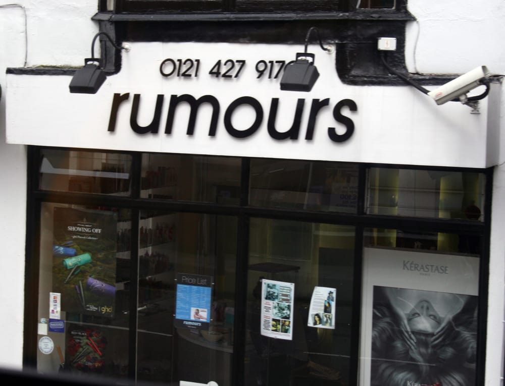 RUMOURS HAIR AND BEAUTY SALON Updated September 2024 51 High Street, Birmingham, West