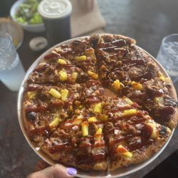 Caruso's Sandwiches and Artisan Pizza - The Smokehouse Pizza with Pulled Pork