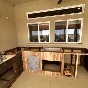 Tommy's Handy Services - Cedar siding for an outdoor kitchen! - Handyman Near Me Tommy's Handy Services - Cedar siding for an outdoor kitchen! - Handyman Near Me