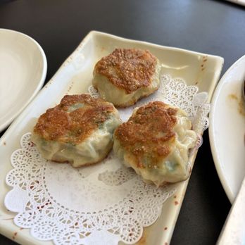 Kung Fu Dim Sum - Pan fried Chives Fresh Shrimp Dumplings-韭菜鲜虾水饺dumplings - Dim Sum Near Me - Fremont, California Kung Fu Dim Sum - Pan fried Chives Fresh Shrimp Dumplings-韭菜鲜虾水饺dumplings - Dim Sum Near Me - Fremont, California