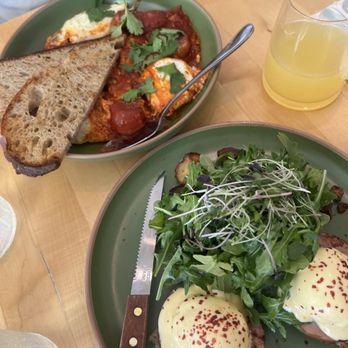 Sunday - Eggs Benedict and shakshuka - Breakfast & Brunch Near Me - St Augustine, Florida Sunday - Eggs Benedict and shakshuka - Breakfast & Brunch Near Me - St Augustine, Florida