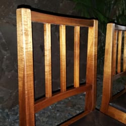 Restoration Furniture Repair - Refinished solid Hawaiian Koa dining chairs - gorgeous!