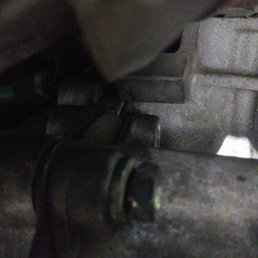 My starter with a bolt missing and the bottom screw stripped due to Jay's terrible service My starter with a bolt missing and the bottom screw stripped due to Jay's terrible service