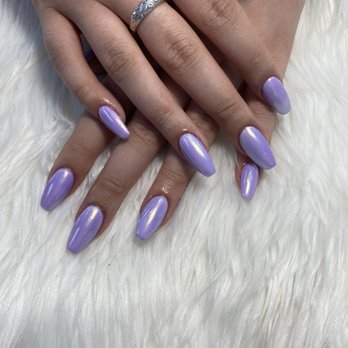 Top Nails Salon - Acrylic fill + chrome color application - Nail Salons Near Me - Atlanta, Georgia