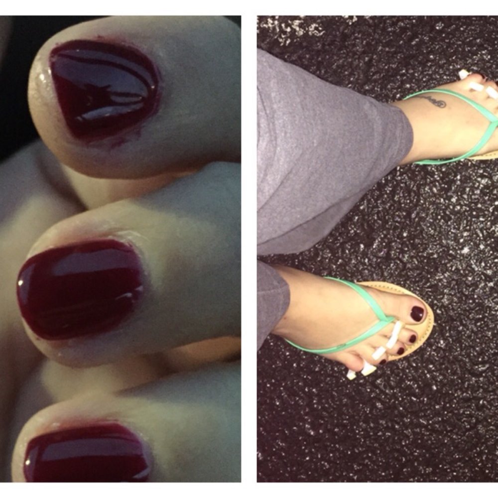 Royal Nails & Spa - Strange to be sent out with pant legs still up, no dryer for the toes and toe separators still on. - Nail Salons Near Me - Bend, Oregon Royal Nails & Spa - Strange to be sent out with pant legs still up, no dryer for the toes and toe separators still on. - Nail Salons Near Me - Bend, Oregon