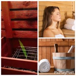 Sauna Room  (right side of 2 pics from Google)