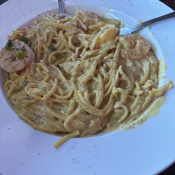The Fish House - Shrimp linguini with Parmesan cheese - Seafood Near Me - Miami, Florida The Fish House - Shrimp linguini with Parmesan cheese - Seafood Near Me - Miami, Florida