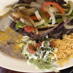 Serranos Mexican Catering & Food Truck - Carne Asada plate.