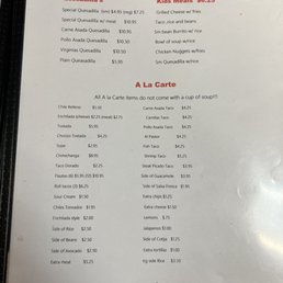 Menu Menu