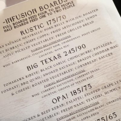Menu photo 2 Perfect Pair Sips & Boards Georgetown, TX