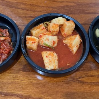 To Soc Chon - Kimchi, daikon and cucumber banchan - Korean Near Me - Katy, Texas To Soc Chon - Kimchi, daikon and cucumber banchan - Korean Near Me - Katy, Texas