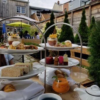The Wild Tart - a table with tea and sandwiches - French Near Me - Elora, Ontario The Wild Tart - a table with tea and sandwiches - French Near Me - Elora, Ontario