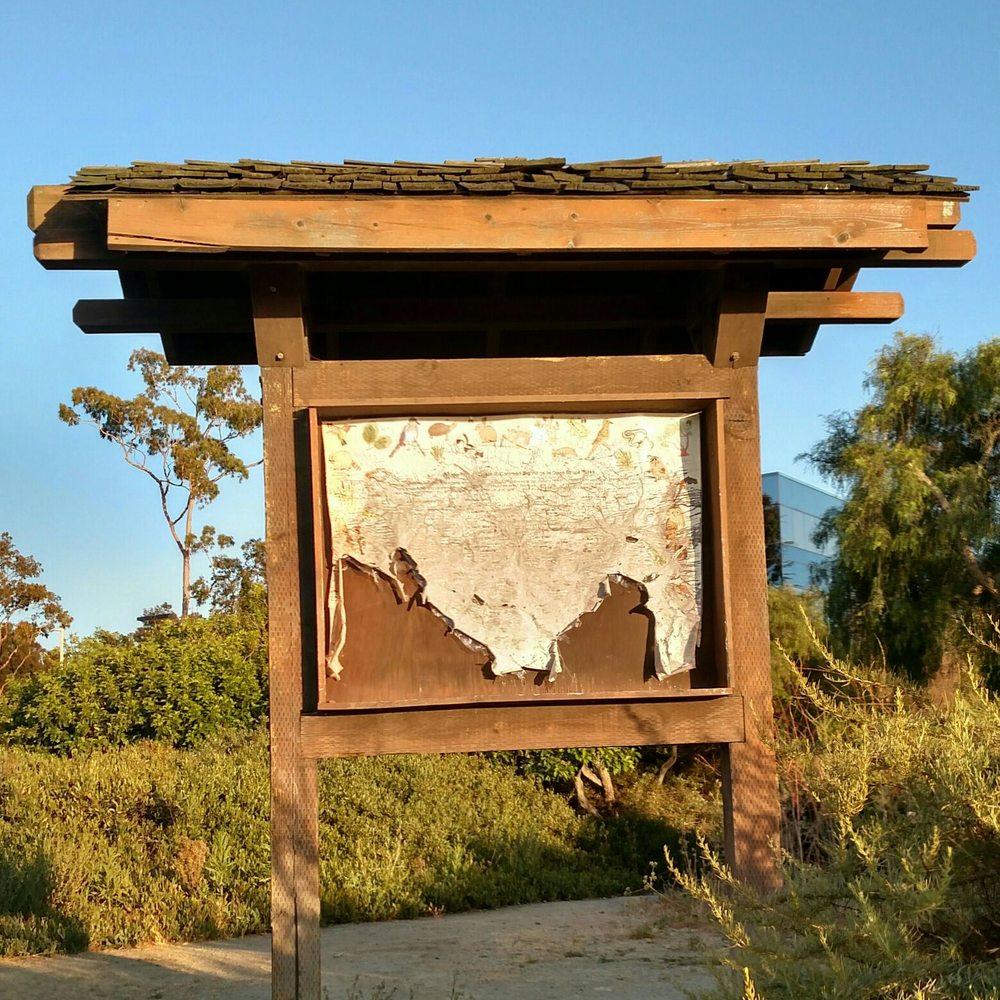 Lopez Canyon - Kiosk at the top of Lopez Canyon - Hiking Near Me - San Diego, California