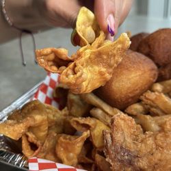 Blue Colada - Chicken Wonton