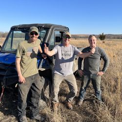 Bulletproof Pond and Lake - Happy Customers with Founder Ryan on Lake Construction Project in Oklahoma