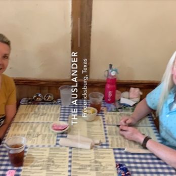 The Auslander - Dining area. - German Near Me - Fredericksburg, Texas