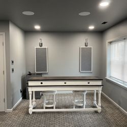 Moon's Audio & Video - Rear of Coaches Theater designed and built by Moons Audio and Video