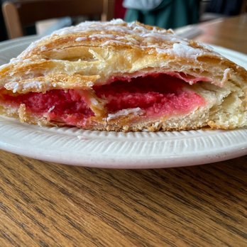La Bonne Bouchee - Inside of strawberry cream cheese croissant - Bakeries Near Me - Saint Louis, Missouri La Bonne Bouchee - Inside of strawberry cream cheese croissant - Bakeries Near Me - Saint Louis, Missouri