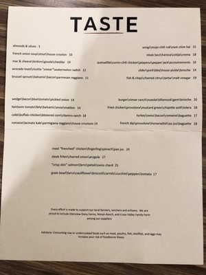 Menu photo 8 TASTE at Embassy Suites Milpitas Milpitas, CA Menu photo 8 TASTE at Embassy Suites Milpitas Milpitas, CA