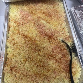 Gyro & Kabob Grill - Party tray rice (large) - Mediterranean Near Me - Fort Worth, Texas